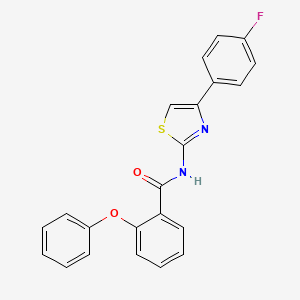 N-[4-(4-fluorophenyl)-1,3-thiazol-2-yl]-2-phenoxybenzamide