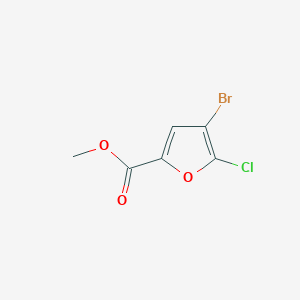 molecular formula C6H4BrClO3 B2955351 Methyl 4-Bromo-5-chloro-2-furoate CAS No. 58235-82-8