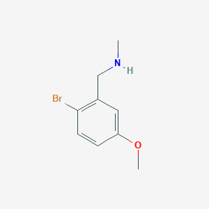[(2-Bromo-5-methoxyphenyl)methyl](methyl)amine