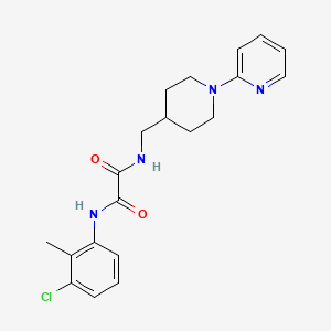 N1-(3-chloro-2-methylphenyl)-N2-((1-(pyridin-2-yl)piperidin-4-yl)methyl)oxalamide