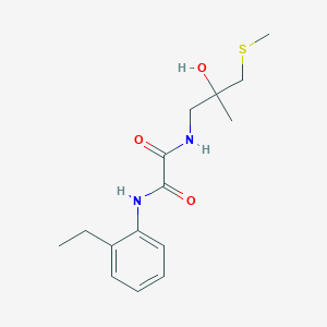 N1-(2-ethylphenyl)-N2-(2-hydroxy-2-methyl-3-(methylthio)propyl)oxalamide