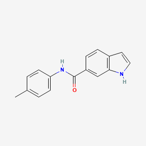 N-(4-methylphenyl)-1H-indole-6-carboxamide