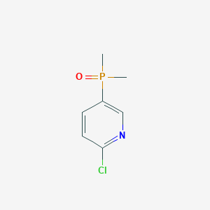 molecular formula C7H9ClNOP B2955411 2-Chloro-5-dimethylphosphorylpyridine CAS No. 2287268-50-0