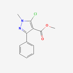 methyl 5-chloro-1-methyl-3-phenyl-1H-pyrazole-4-carboxylate