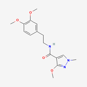 N-(3,4-dimethoxyphenethyl)-3-methoxy-1-methyl-1H-pyrazole-4-carboxamide