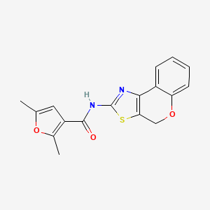 molecular formula C17H14N2O3S B2955451 N-(4H-色满[4,3-d]噻唑-2-基)-2,5-二甲基呋喃-3-甲酰胺 CAS No. 1219903-40-8