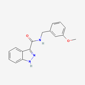 N-[(3-methoxyphenyl)methyl]-1H-indazole-3-carboxamide