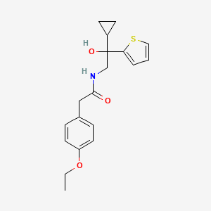 N-(2-cyclopropyl-2-hydroxy-2-(thiophen-2-yl)ethyl)-2-(4-ethoxyphenyl)acetamide