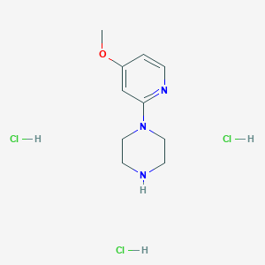 1-(4-Methoxypyridin-2-yl)piperazine trihydrochloride