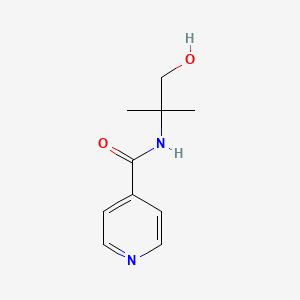 molecular formula C10H14N2O2 B2955557 N-(1-hydroxy-2-methylpropan-2-yl)pyridine-4-carboxamide CAS No. 81603-52-3