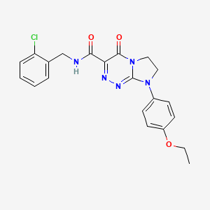 N-(2-chlorobenzyl)-8-(4-ethoxyphenyl)-4-oxo-4,6,7,8-tetrahydroimidazo[2,1-c][1,2,4]triazine-3-carboxamide
