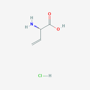 molecular formula C4H8ClNO2 B2955593 (S)-2-Aminobut-3-enoic acid hydrochloride CAS No. 75266-38-5