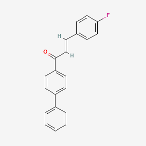 (2E)-3-(4-fluorophenyl)-1-(4-phenylphenyl)prop-2-en-1-one