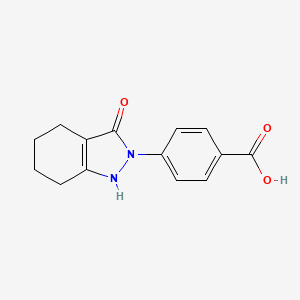 4-(3-Oxo-1,3,4,5,6,7-hexahydro-2H-indazol-2-yl)-benzenecarboxylic acid