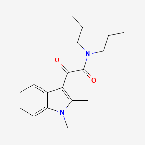 2-(1,2-dimethyl-1H-indol-3-yl)-2-oxo-N,N-dipropylacetamide