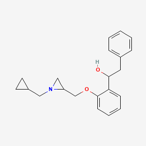 1-[2-[[1-(Cyclopropylmethyl)aziridin-2-yl]methoxy]phenyl]-2-phenylethanol