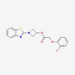 1-(Benzo[d]thiazol-2-yl)azetidin-3-yl 2-(2-fluorophenoxy)acetate