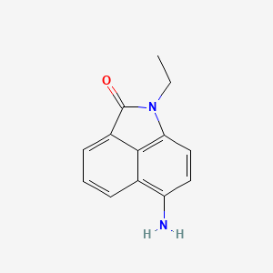 molecular formula C13H12N2O B2955692 6-Amino-1-ethylbenzo[cd]indol-2(1H)-one CAS No. 51331-93-2