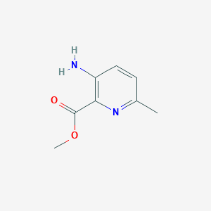 molecular formula C8H10N2O2 B2955730 Methyl 3-amino-6-methylpicolinate CAS No. 1228188-32-6