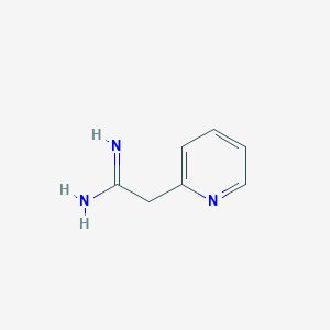 molecular formula C7H9N3 B2955734 2-Pyridin-2-ylethanimidamide CAS No. 51451-47-9