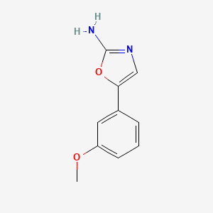 molecular formula C10H10N2O2 B2955748 5-(3-Methoxyphenyl)oxazol-2-amine CAS No. 1226177-87-2