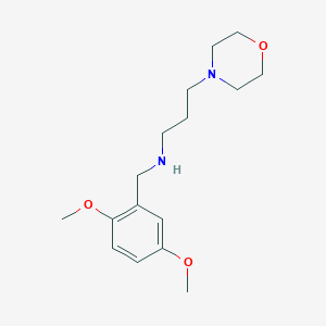 molecular formula C16H26N2O3 B2955789 (2,5-Dimethoxy-benzyl)-(3-morpholin-4-yl-propyl)-amine CAS No. 626207-96-3