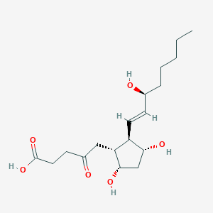 molecular formula C18H30O6 B029558 2,3-Dinor-6-oxoprostaglandin F1alpha CAS No. 64700-71-6