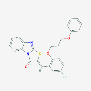 2-[5-chloro-2-(3-phenoxypropoxy)benzylidene][1,3]thiazolo[3,2-a]benzimidazol-3(2H)-one