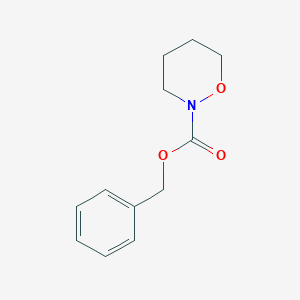 molecular formula C12H15NO3 B2955843 Benzyl oxazinane-2-carboxylate CAS No. 1879589-40-8