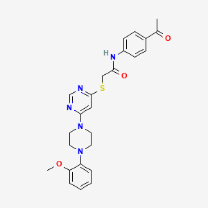 molecular formula C25H27N5O3S B2955848 N-烯丙基-4-({5-[(5,6,7,8-四氢萘-2-基磺酰基)氨基]吡啶-2-基}氧基)苯甲酰胺 CAS No. 1251550-88-5