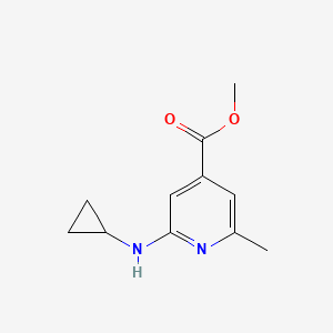 Methyl 2-(cyclopropylamino)-6-methylpyridine-4-carboxylate