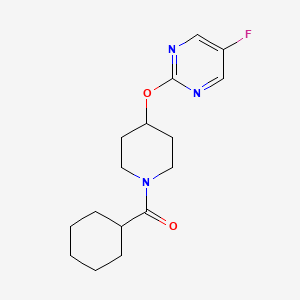 Cyclohexyl-[4-(5-fluoropyrimidin-2-yl)oxypiperidin-1-yl]methanone