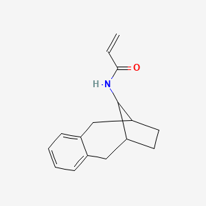 molecular formula C16H19NO B2955881 N-(13-Tricyclo[8.2.1.03,8]trideca-3,5,7-trienyl)prop-2-enamide CAS No. 2176843-74-4