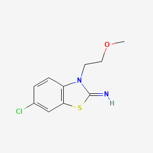 6-chloro-3-(2-methoxyethyl)benzo[d]thiazol-2(3H)-imine