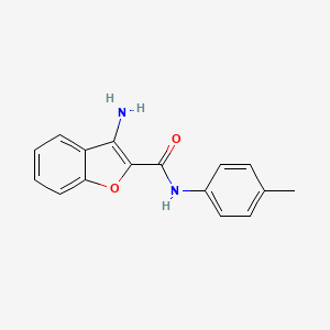 3-amino-N-(4-methylphenyl)-1-benzofuran-2-carboxamide