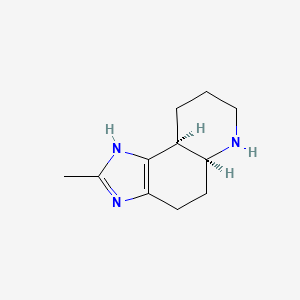 (5As,9aS)-2-methyl-4,5,5a,6,7,8,9,9a-octahydro-3H-imidazo[4,5-f]quinoline