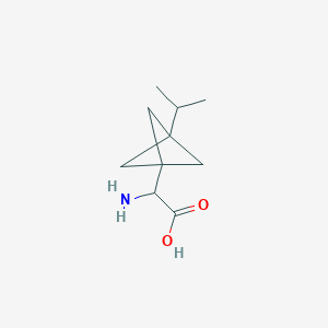 2-Amino-2-(3-propan-2-yl-1-bicyclo[1.1.1]pentanyl)acetic acid
