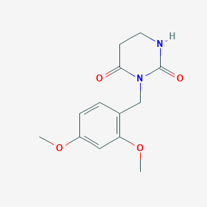 3-[(2,4-Dimethoxyphenyl)methyl]-1,3-diazinane-2,4-dione
