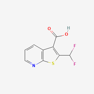 2-(Difluoromethyl)thieno[2,3-b]pyridine-3-carboxylic acid