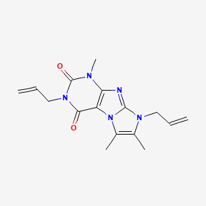 4,7,8-Trimethyl-2,6-bis(prop-2-enyl)purino[7,8-a]imidazole-1,3-dione