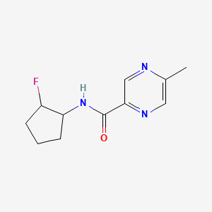 N-(2-fluorocyclopentyl)-5-methylpyrazine-2-carboxamide