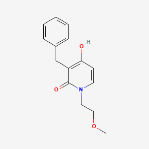 3-benzyl-4-hydroxy-1-(2-methoxyethyl)-2(1H)-pyridinone