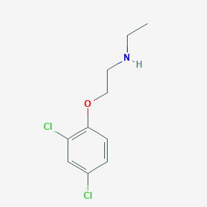 molecular formula C10H13Cl2NO B2956015 [2-(2,4-Dichlorophenoxy)ethyl](ethyl)amine CAS No. 1002678-92-3