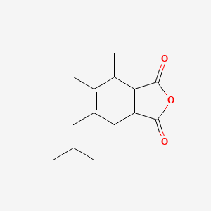 4,5-Dimethyl-6-(2-methylprop-1-en-1-yl)-3a,4,7,7a-tetrahydroisobenzofuran-1,3-dione