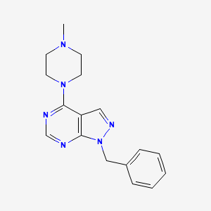 1-benzyl-4-(4-methylpiperazin-1-yl)-1H-pyrazolo[3,4-d]pyrimidine