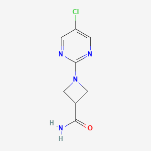 1-(5-Chloropyrimidin-2-yl)azetidine-3-carboxamide