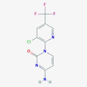 4-amino-1-[3-chloro-5-(trifluoromethyl)-2-pyridinyl]-2(1H)-pyrimidinone