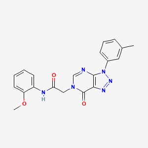 N-(2-methoxyphenyl)-2-[3-(3-methylphenyl)-7-oxotriazolo[4,5-d]pyrimidin-6-yl]acetamide