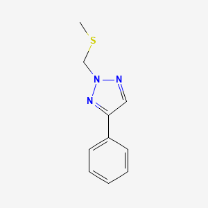 2-(Methylsulfanylmethyl)-4-phenyltriazole