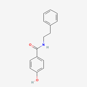 molecular formula C15H15NO2 B2956086 4-hydroxy-N-(2-phenylethyl)benzamide CAS No. 293311-00-9